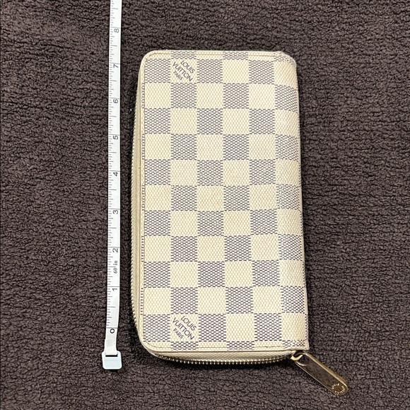 Louis Vuitton Damier Azur Long Zippy Wallet Leather Women’s - Picture 2 of 14